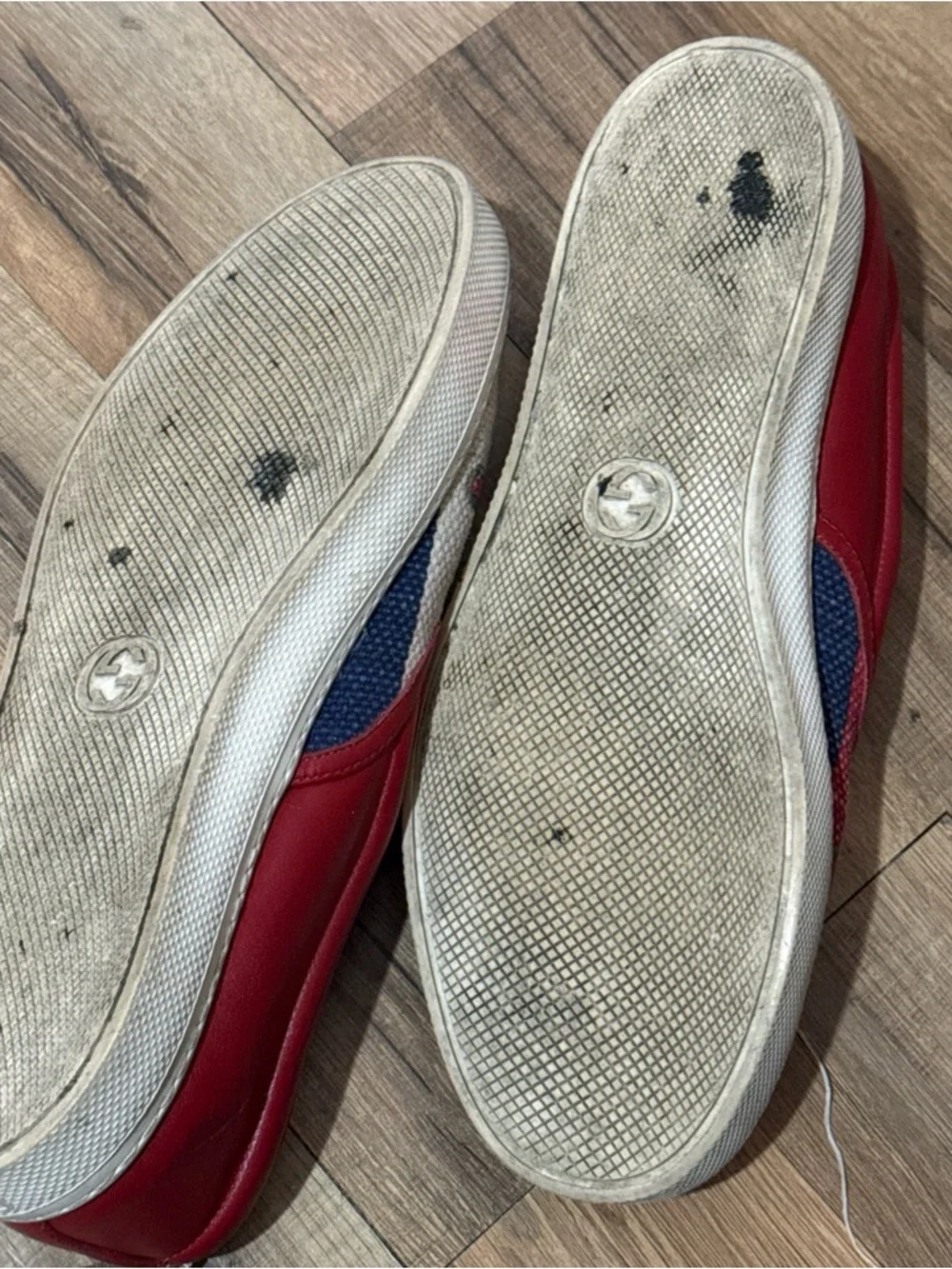 GUCCI SYLVIE LOGO SLIP ON SNEAKERS - MENS 10.5 - Picture 14 of 14